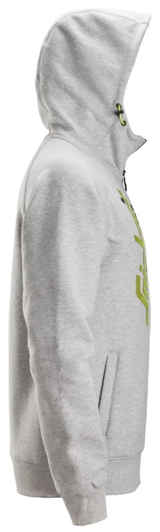 Gruba Bluza Robocza na Suwak Snickers Workwear 2846 Logo z Kapturem