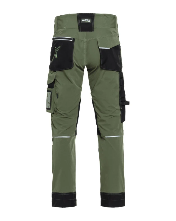 Spodnie Robocze STRETCH LINE STALCO PERFECT – Czarne i Oliwkowe