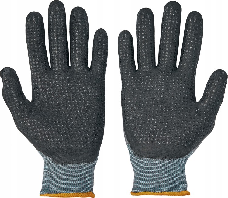 Rękawice ochronne nitrylowe FH NYROCA MAXIM DOTS