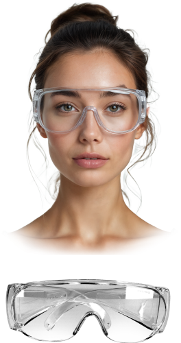 Przeciwodpryskowe Okulary Ochronne REIS GOG-ICE