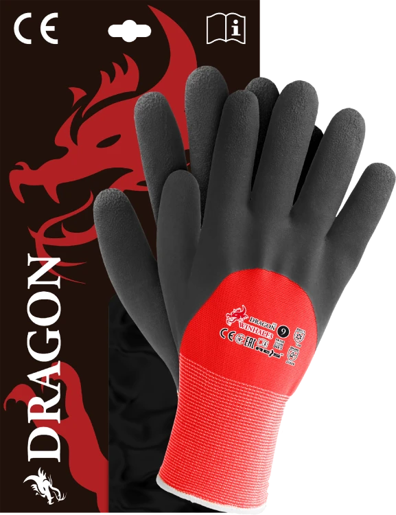 Rękawice Ochronne Ocieplane Reis Dragon WINHALF3