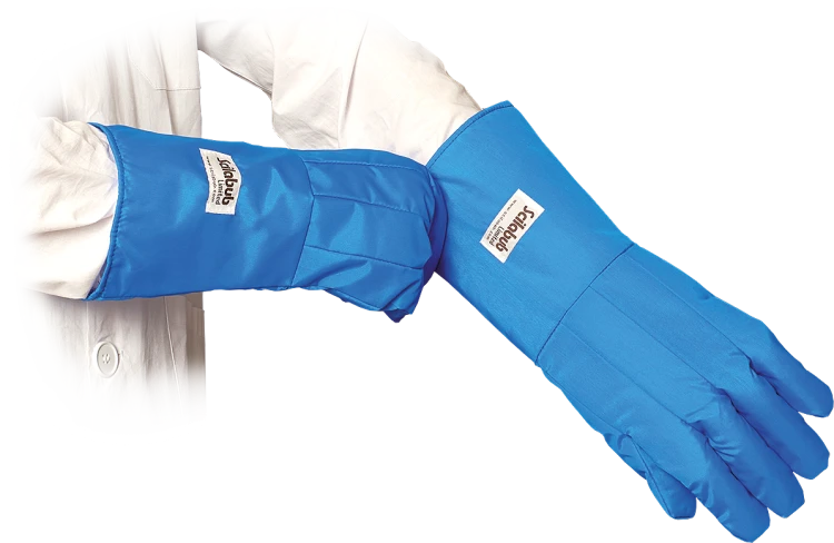 Rękawice Kriogeniczne do Ciekłego Azotu RCRYOGLO (37 cm)