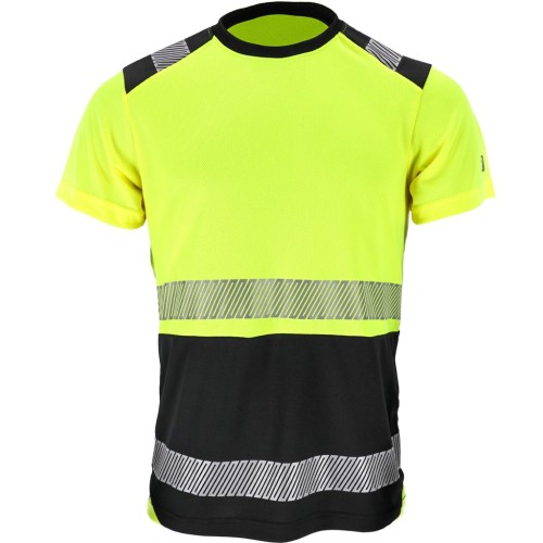 T-shirt ostrzegawczy z siateczki Reis IGUANA-TS – Ekstremalna wentylacja i widoczność HI-VIS