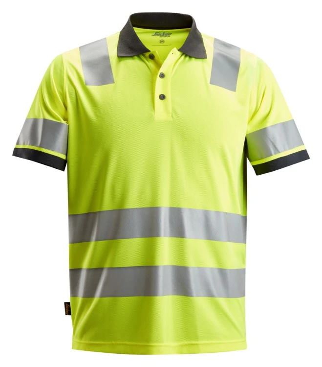 Koszulka Polo Odblaskowa Snickers Workwear 2730 High-Vis EN ISO 20471/2
