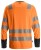 T-shirt Odblaskowy z Długim Rękawem Snickers Workwear 2433 High-Vis EN ISO 20471/2