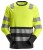 T-shirt Odblaskowy z Długim Rękawem Snickers Workwear 2433 High-Vis EN ISO 20471/2