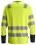 T-shirt Odblaskowy z Długim Rękawem Snickers Workwear 2433 High-Vis EN ISO 20471/2
