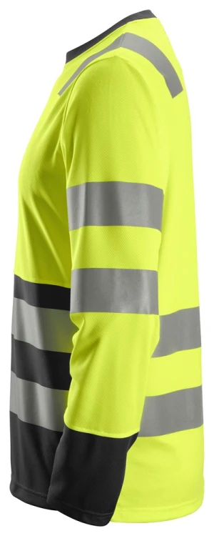 T-shirt Odblaskowy z Długim Rękawem Snickers Workwear 2433 High-Vis EN ISO 20471/2