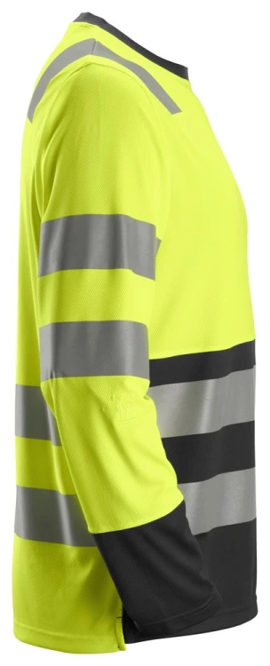 T-shirt Odblaskowy z Długim Rękawem Snickers Workwear 2433 High-Vis EN ISO 20471/2
