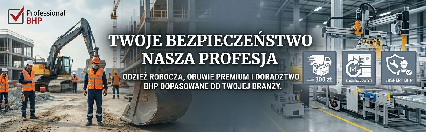 Odzież robocza, obuwie premium i doradztwo BHP dopasowane do Twojej branży
